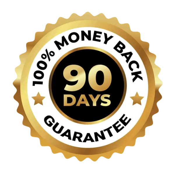 Audifort 90-day money-back guarantee seal